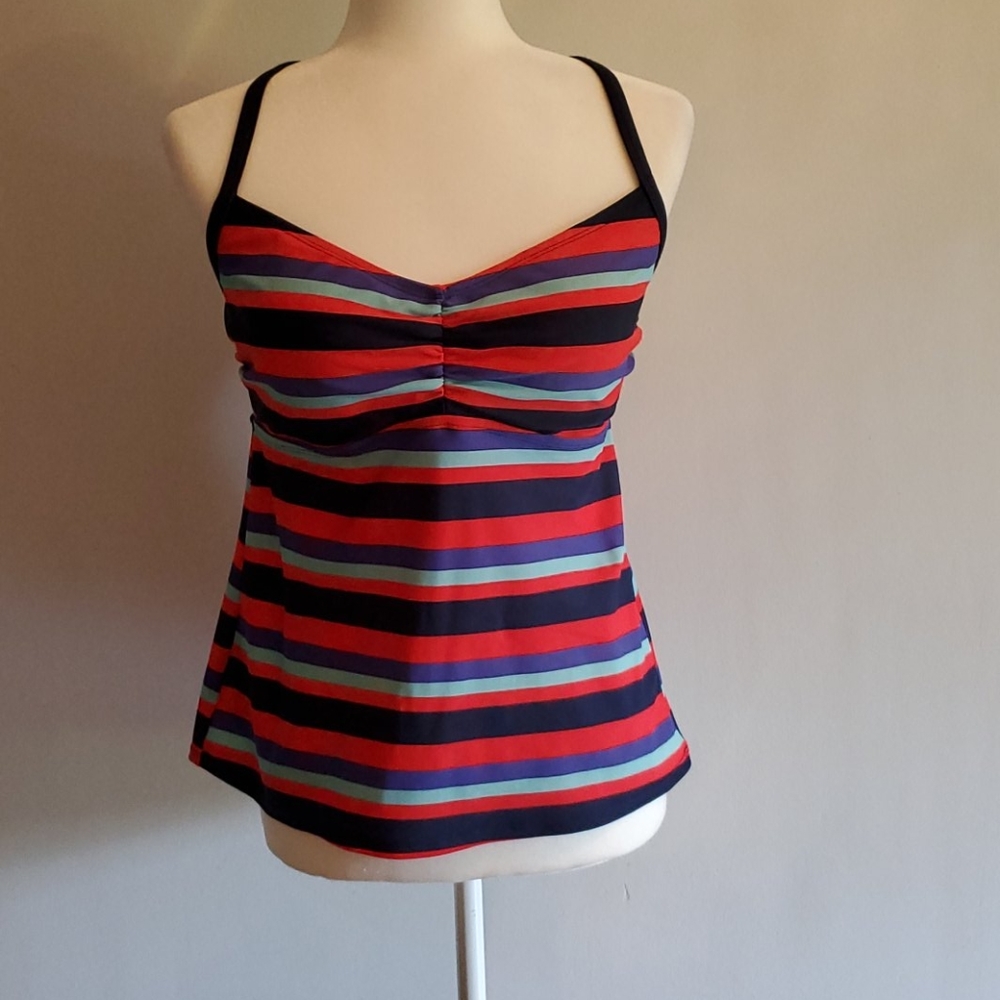 Merona Tankini Swimsuit Top With Criss-cross Back